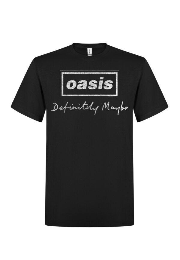 Oasis- Definitely Maybe Script T-Paita