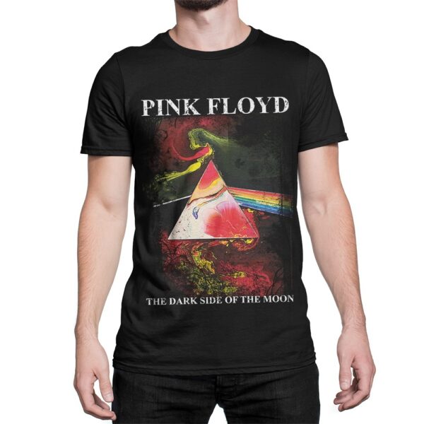 Pink Floyd- Dark side of the moon art print T-Paita
