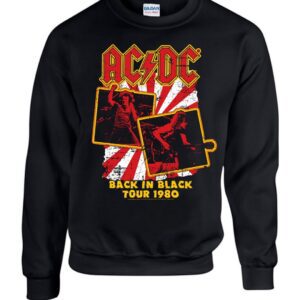 Ac/dc Back in Black Tour 1980 college