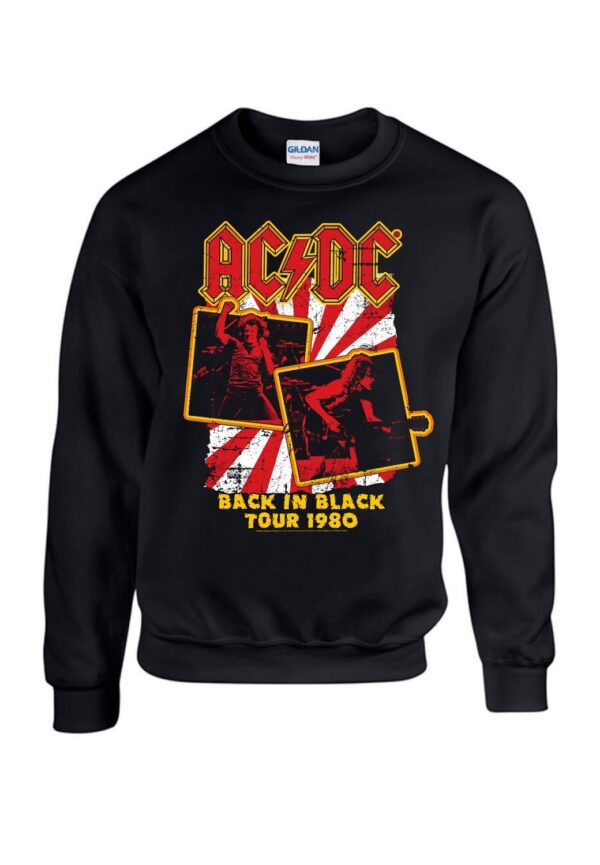 Ac/dc Back in Black Tour 1980 college