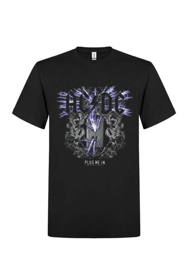 AC/DC Plug me in mens T-Paita