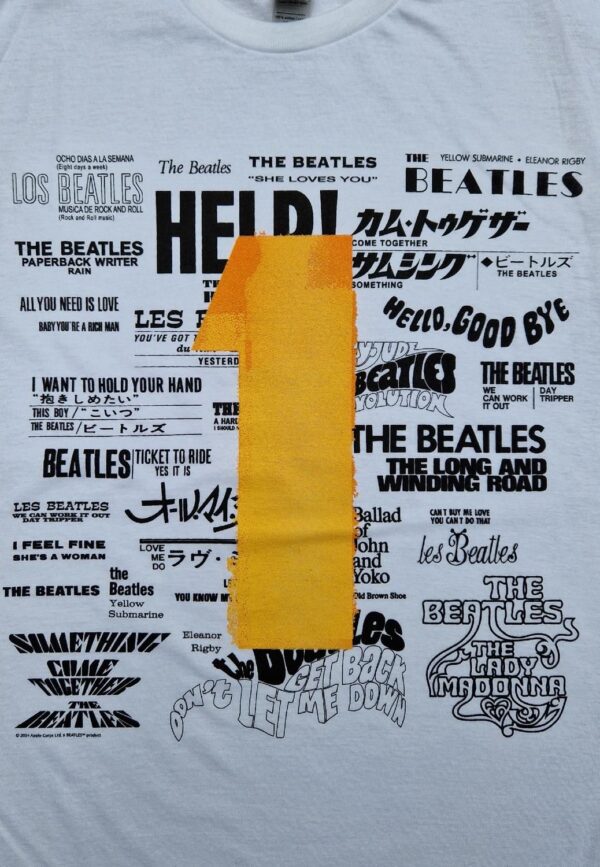 Beatles – Number one T-Paita