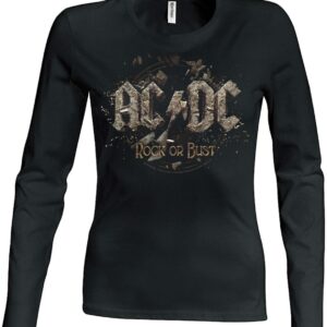 AC/DC Rock or bust Naisten Pitkähihainen T-Paita
