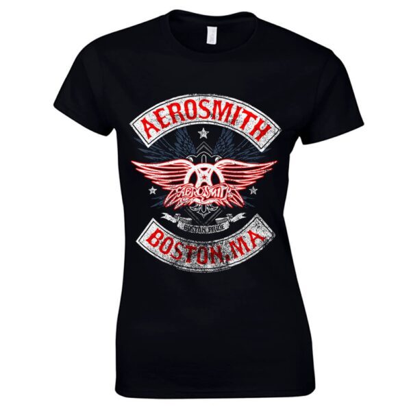 Aerosmith - Boston Pride Naisten T-Paita