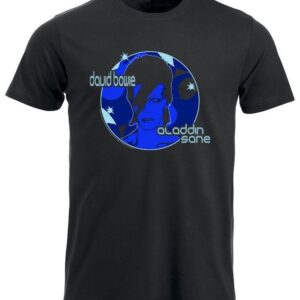 David Bowie Aladdin sane New Blue T-Paita