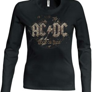 AC/DC Rock or bust Naisten Pitkähihainen T-Paita