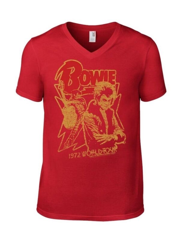 David Bowie 1972 Tour T-Paita