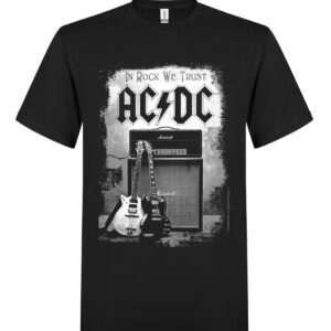 AC/DC In rock we trust T-Paita