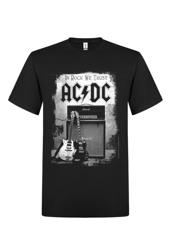 AC/DC In rock we trust T-Paita