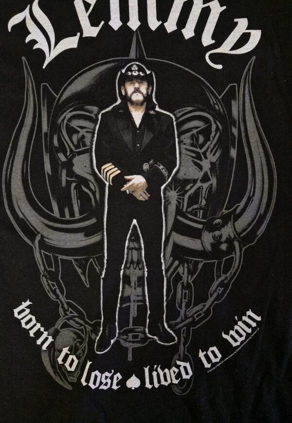 Lemmy Kilmister --Memorial Statue T-Paita
