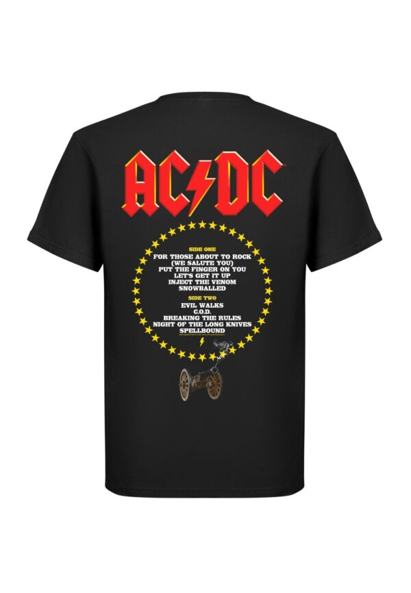 Ac/dc For Those About to Rock Tracks T-Paita