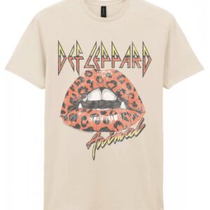 Def Leppard Leopard Lips T-Paita