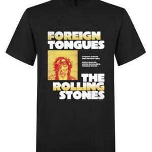 Rolling Stones Foreign Tongues Studioalbum T-Paita