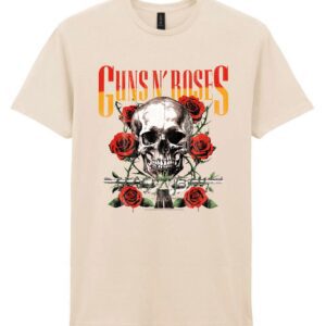 Guns N´Roses Rose Skull T-Paita