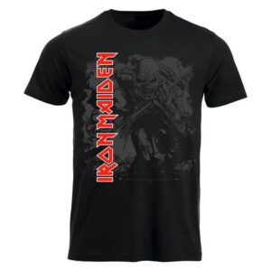 Iron Maiden Trooper watermark T-Paita
