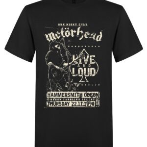 Motörhead Live and Loud T-Paita