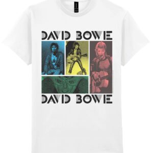 David Bowie Mick Rock College T-Paita