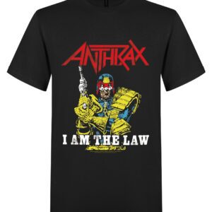 Anthrax I am The Law T-Paita