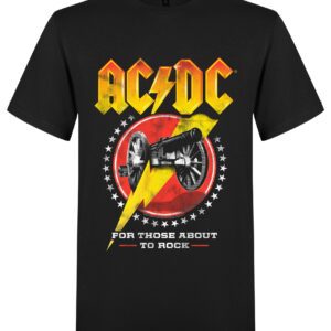 AC/DC For those about to rock new T-Paita