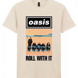 Oasis Roll With It T-Paita