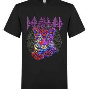 Def Leppard Neon Kitten T-Paita