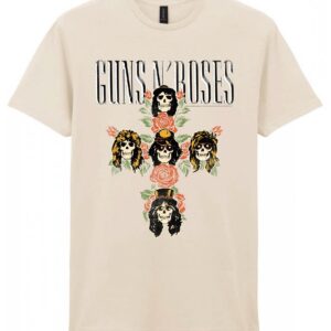 Guns N´Roses Rose Cross T-Paita