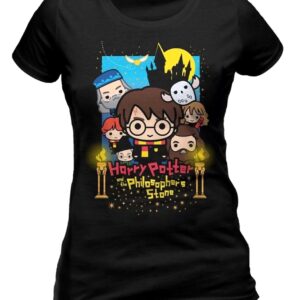 Harry Potter - Cute Poster Art Fotl Fitted Naisten T-Paita