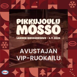 Pikkujoulu Mössö 2026 — Avustajan VIP-ruokailu